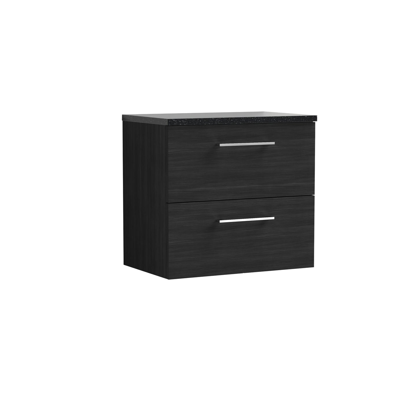 Nuie Arno 600mm Wall Hung 2-Drawer Vanity Unit With Laminate Top