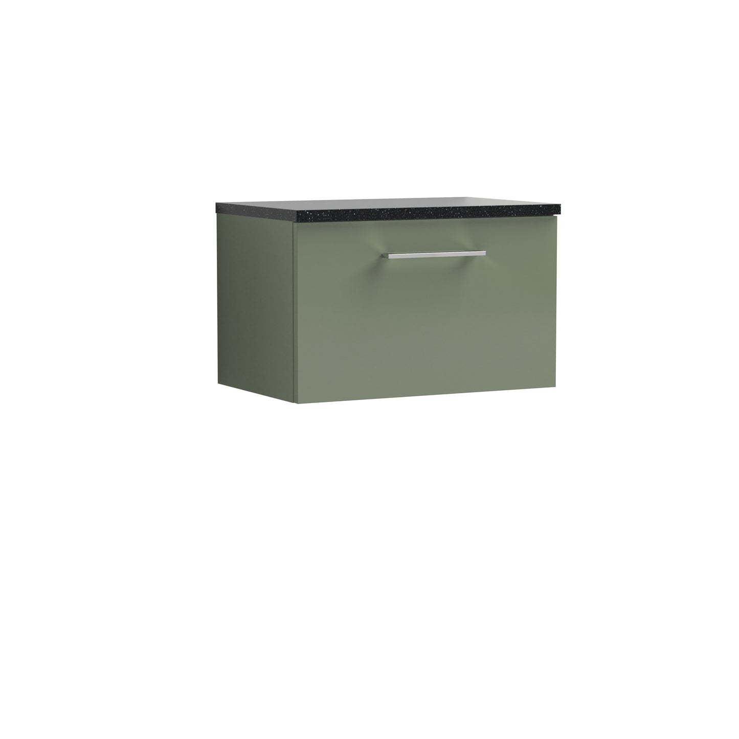Nuie Arno 600mm Wall Hung 1-Drawer Vanity Unit With Laminate Top