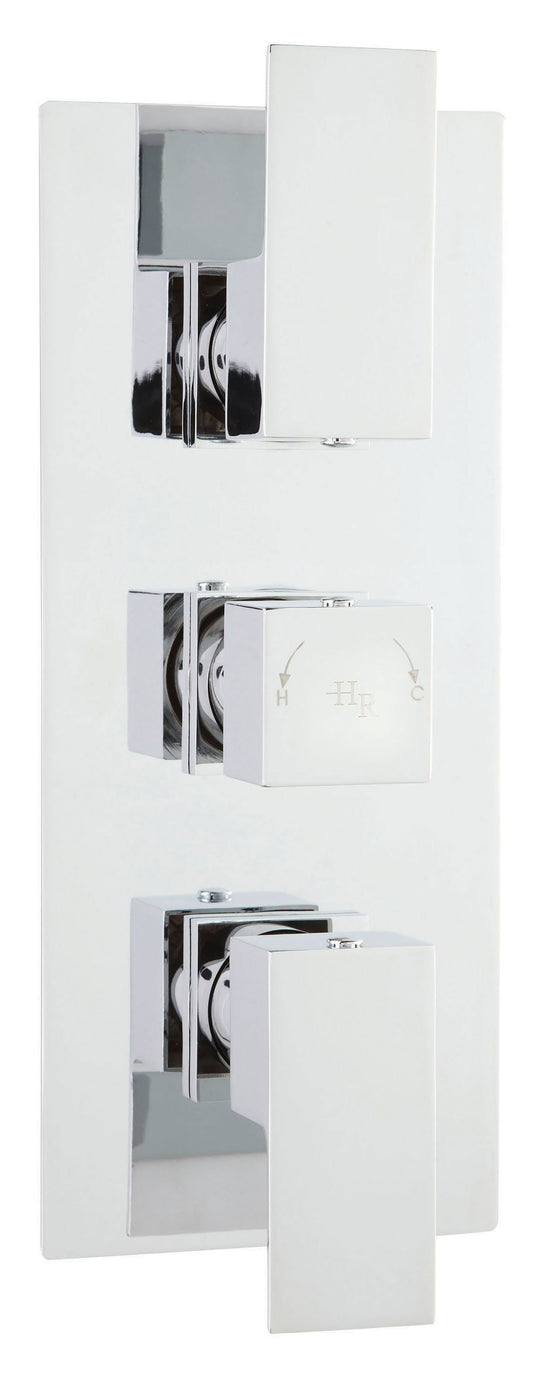 Art Triple Thermostatic Shower Valve With Diverter