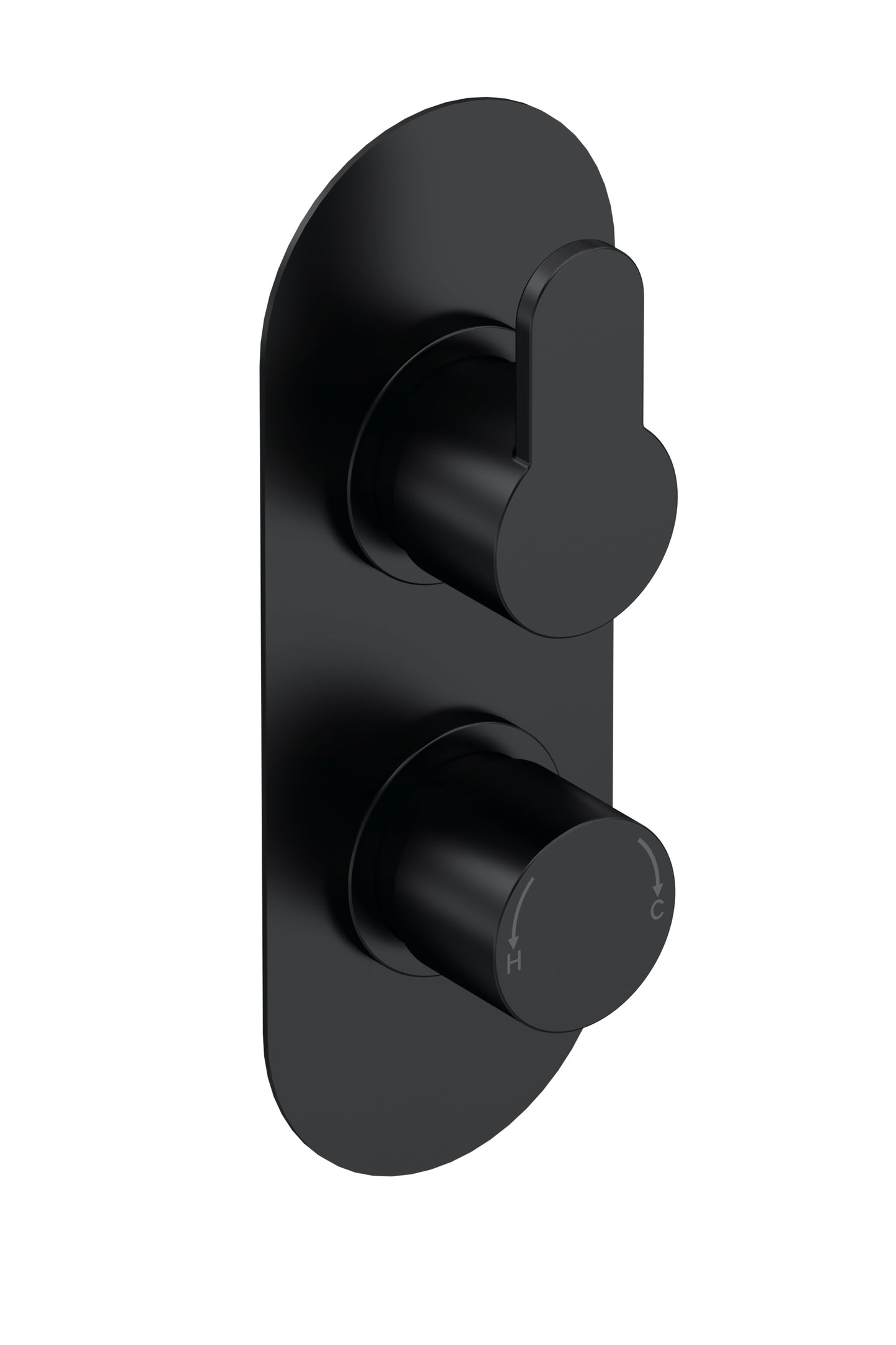 Montcada Twin Thermostatic Valve by Synergy