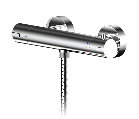 Arvan Thermostatic Bar Valve Brushed Gunmetal