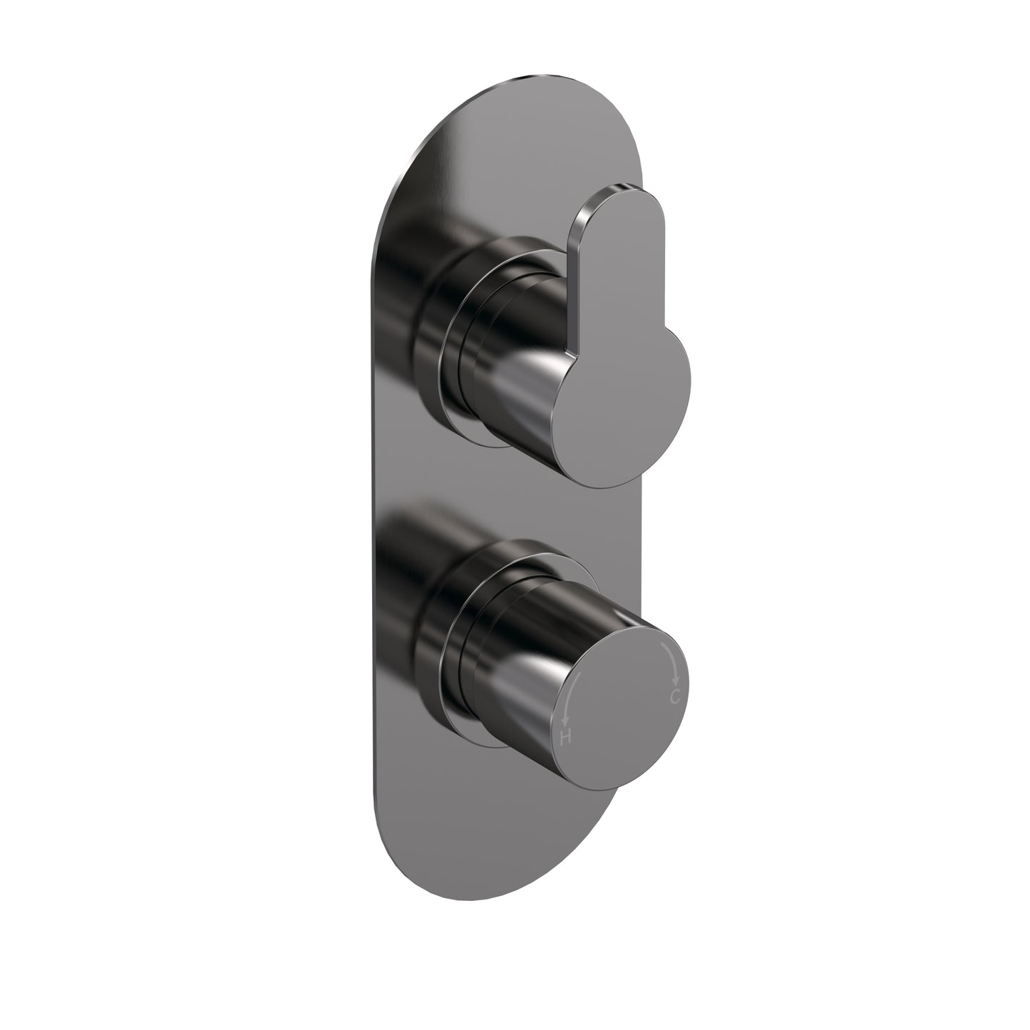 Montcada Twin Thermostatic Valve by Synergy