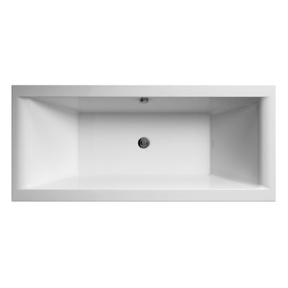 Asselby Square Double Ended Bath by Nuie