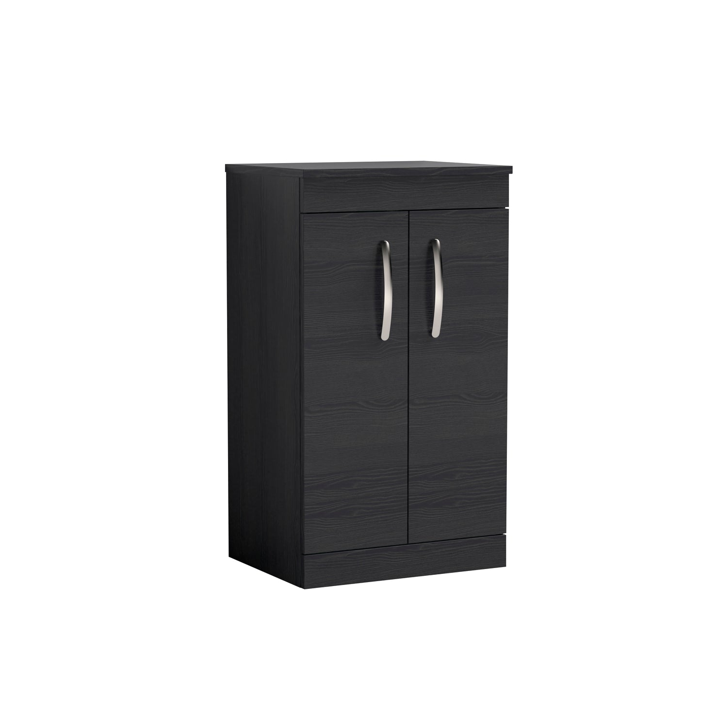 Nuie Athena 500mm Floor Standing 2 Door Vanity Unit With Worktop