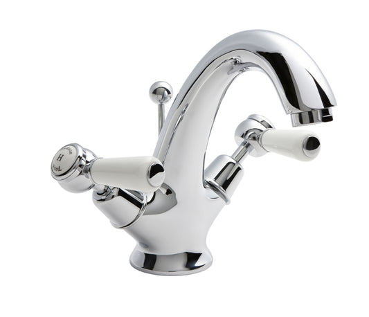 White Topaz With Lever Handle Mono Basin Mixer