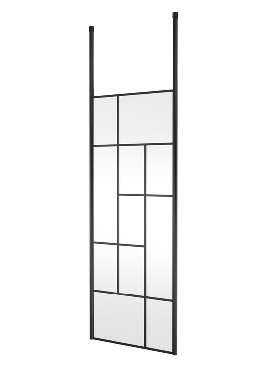 Abstract 800mm  Frame Wetroom Screen with Ceiling Posts