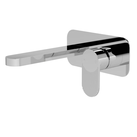 Cyprus Wall Mounted 2 Tap Hole Basin Mixer by Nuie