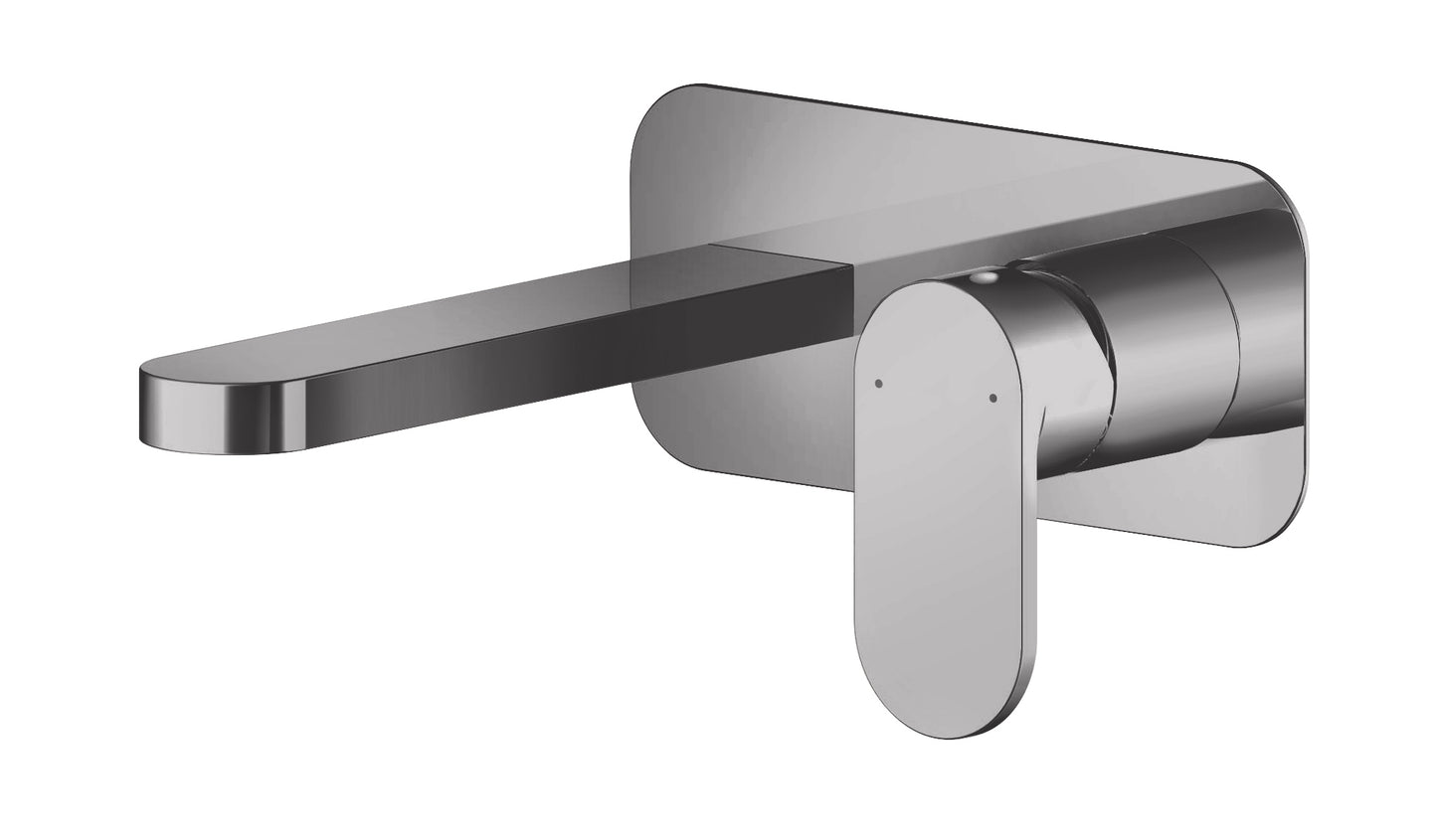 Sidonia Wall Mounted 2 Tap Hole Basin Mixer by Synergy