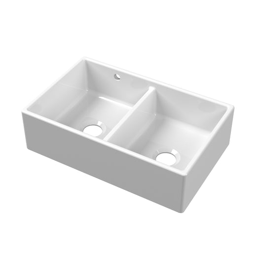 Butler Sink Stepped Weir & Overflow 795mm x 500mm x 220mm