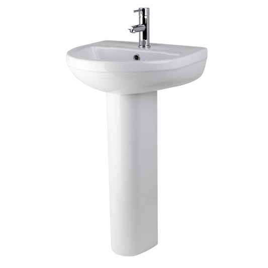 Nuie 500mm Basin & Pedestal