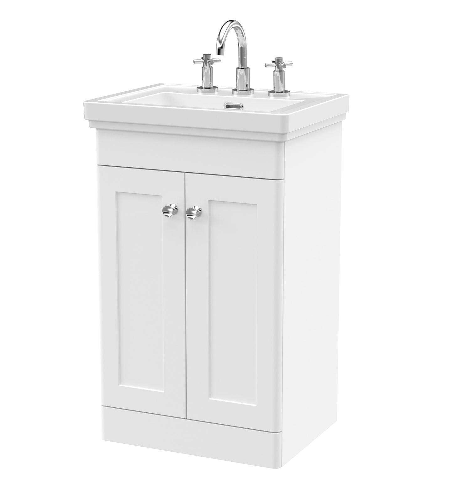Classique 500mm Floor Standing 2 Door Vanity Unit by Nuie