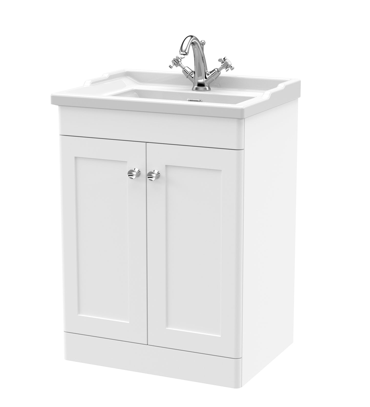 Classique 600mm Floor Standing 2 Door Vanity Unit by Nuie