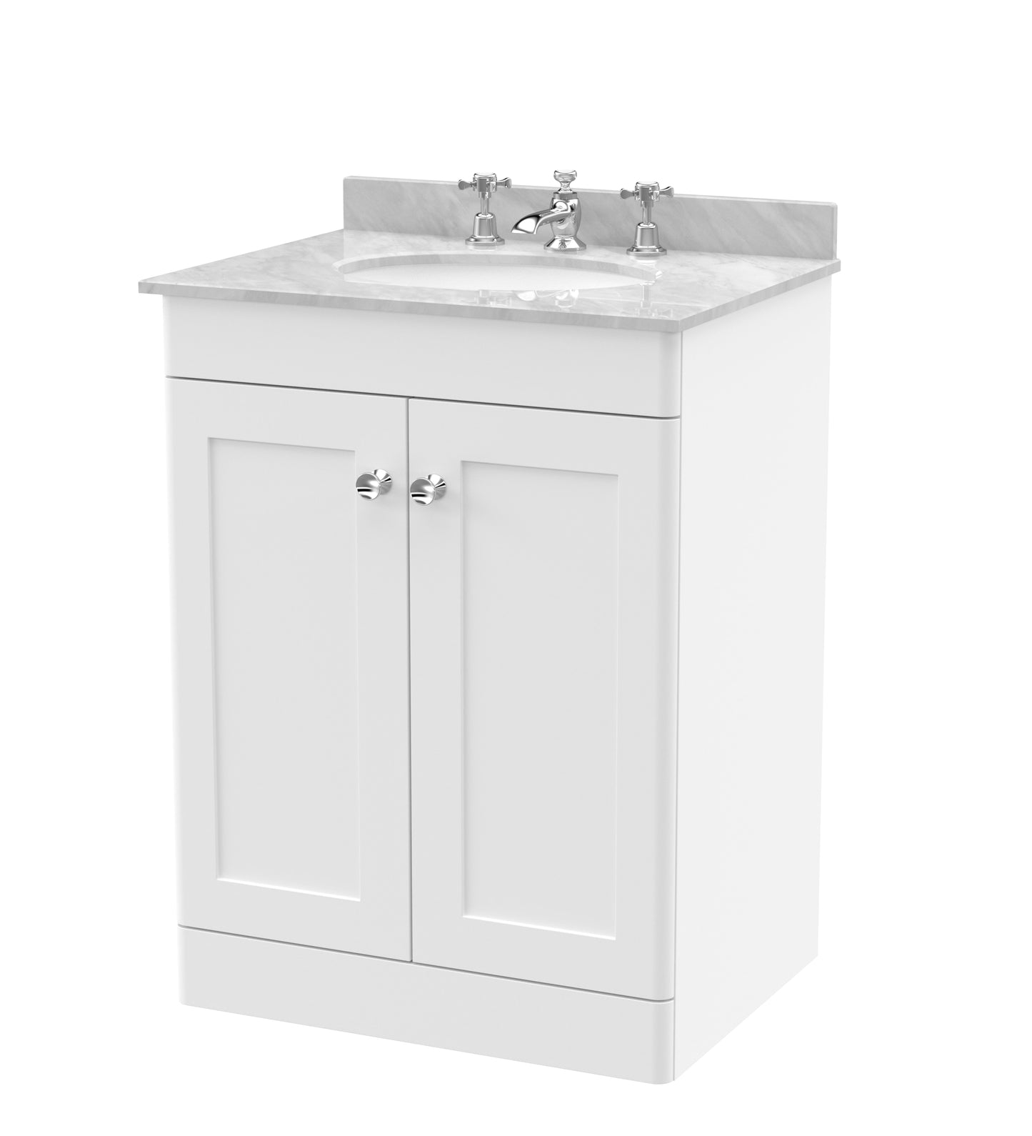 Classique Traditional Floor Standing 2 Door Bathroom Vanity Unit by Nuie
