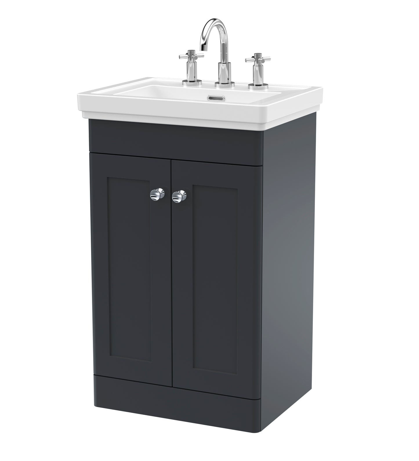 Classique 500mm Floor Standing 2 Door Vanity Unit by Nuie