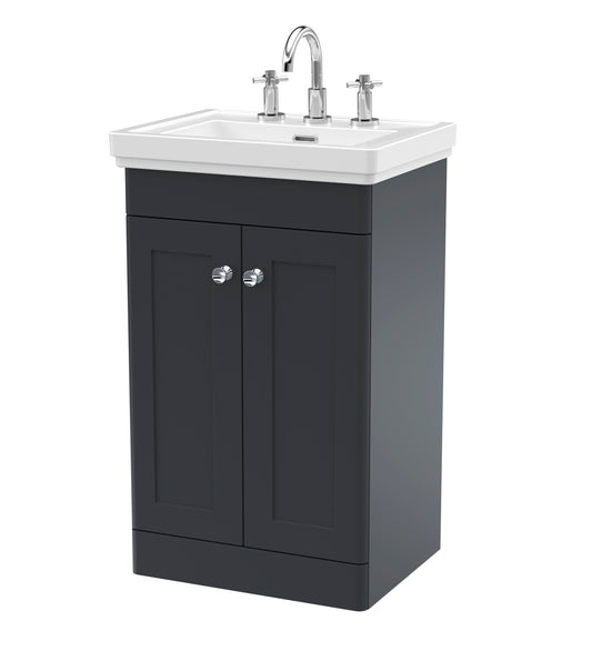 Classique 500mm Floor Standing 2 Door Vanity Unit by Nuie