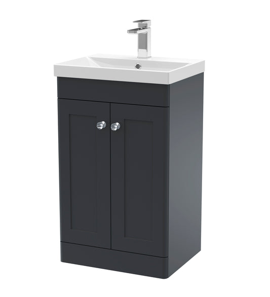 Classique 500mm Floor Standing 2 Door Vanity Unit by Nuie