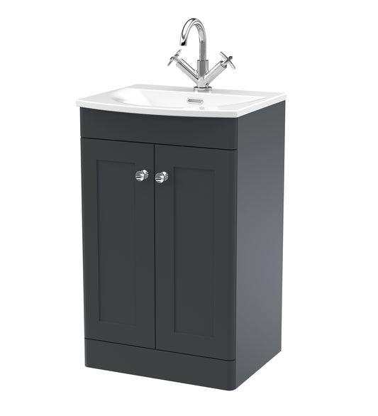 Classique 500mm Floor Standing 2-Door Vanity Unit by Nuie