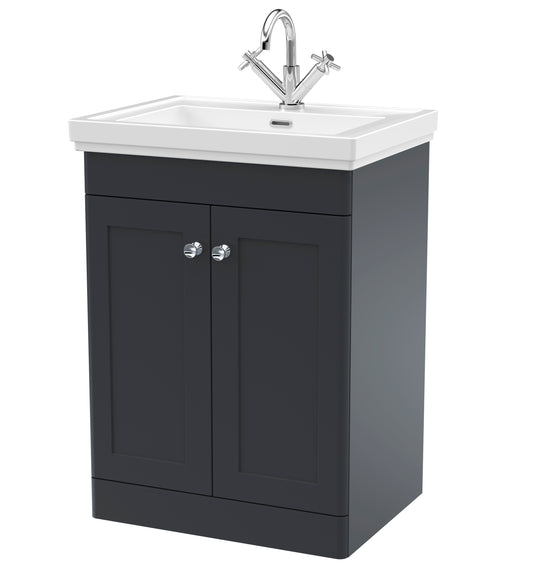Classique 600mm Floor Standing 2 Door Vanity Unit by Nuie