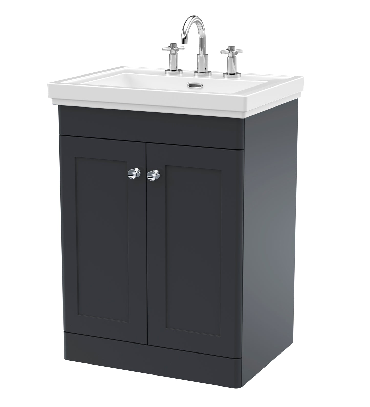 Classique 600mm Floor Standing 2 Door Vanity Unit by Nuie