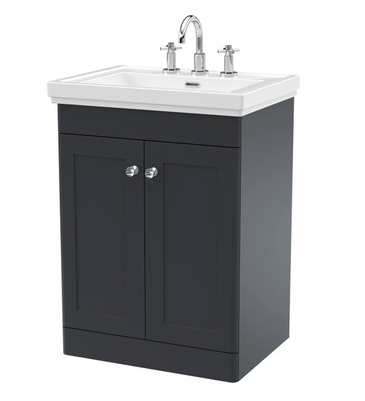 Classique 600mm Floor Standing 2 Door Vanity Unit by Nuie