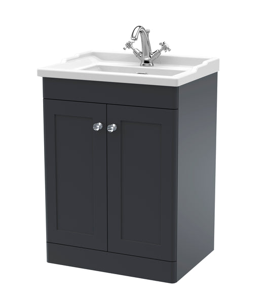 Classique 600mm Floor Standing 2 Door Vanity Unit by Nuie
