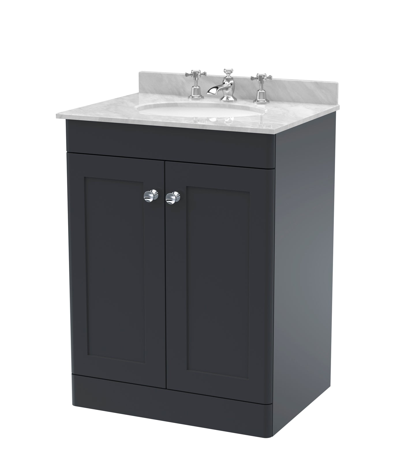 Classique Traditional Floor Standing 2 Door Bathroom Vanity Unit by Nuie