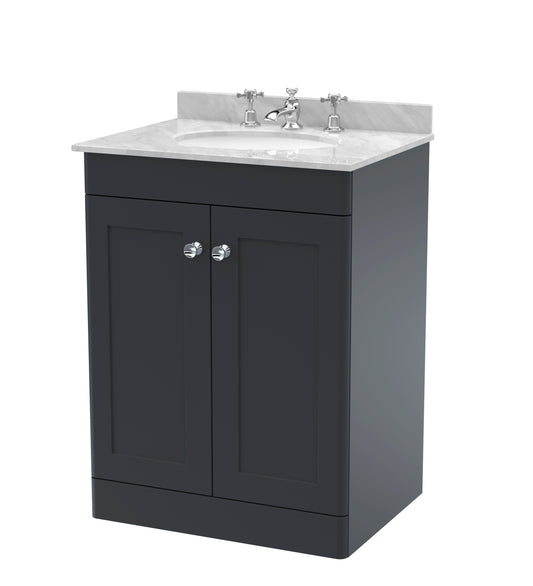 Classique Traditional Floor Standing 2 Door Bathroom Vanity Unit by Nuie