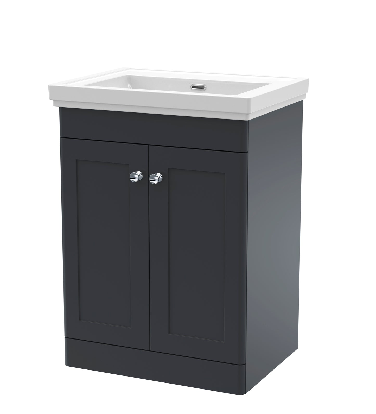Classique 600mm Traditional Floor Standing 2 Door Vanity Unit by Nuie