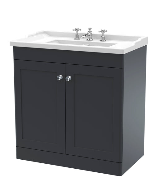 Classique 800mm Floor Standing Bathroom Vanity Unit by Nuie