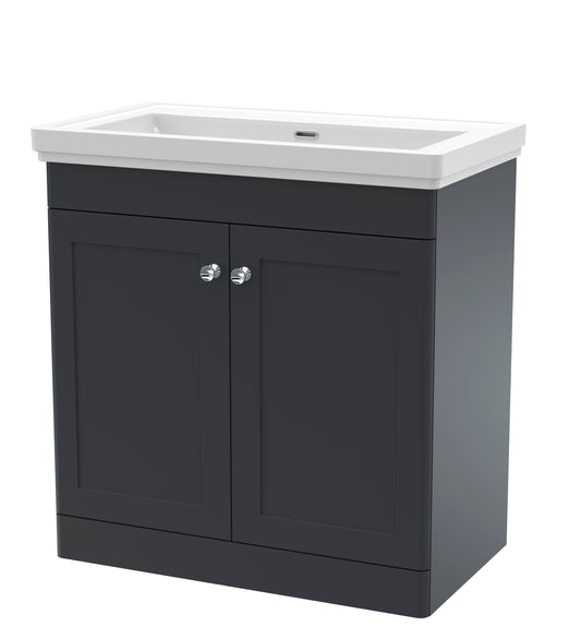 Classique 800mm Floor Standing 2 Door Vanity Unit by Nuie