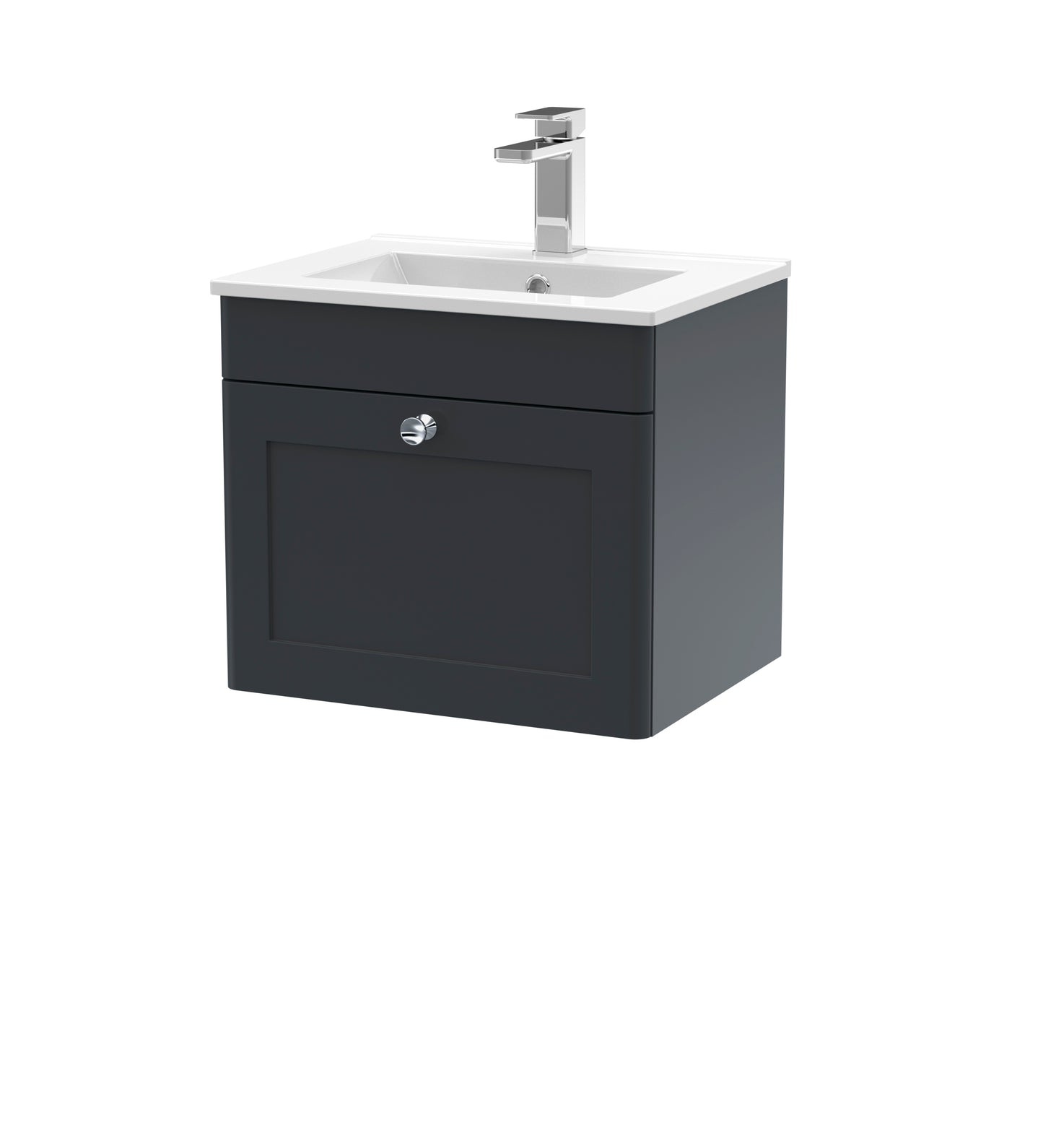 Classique 500mm 1 Drawer Wall Hung Vanity Unit by Nuie