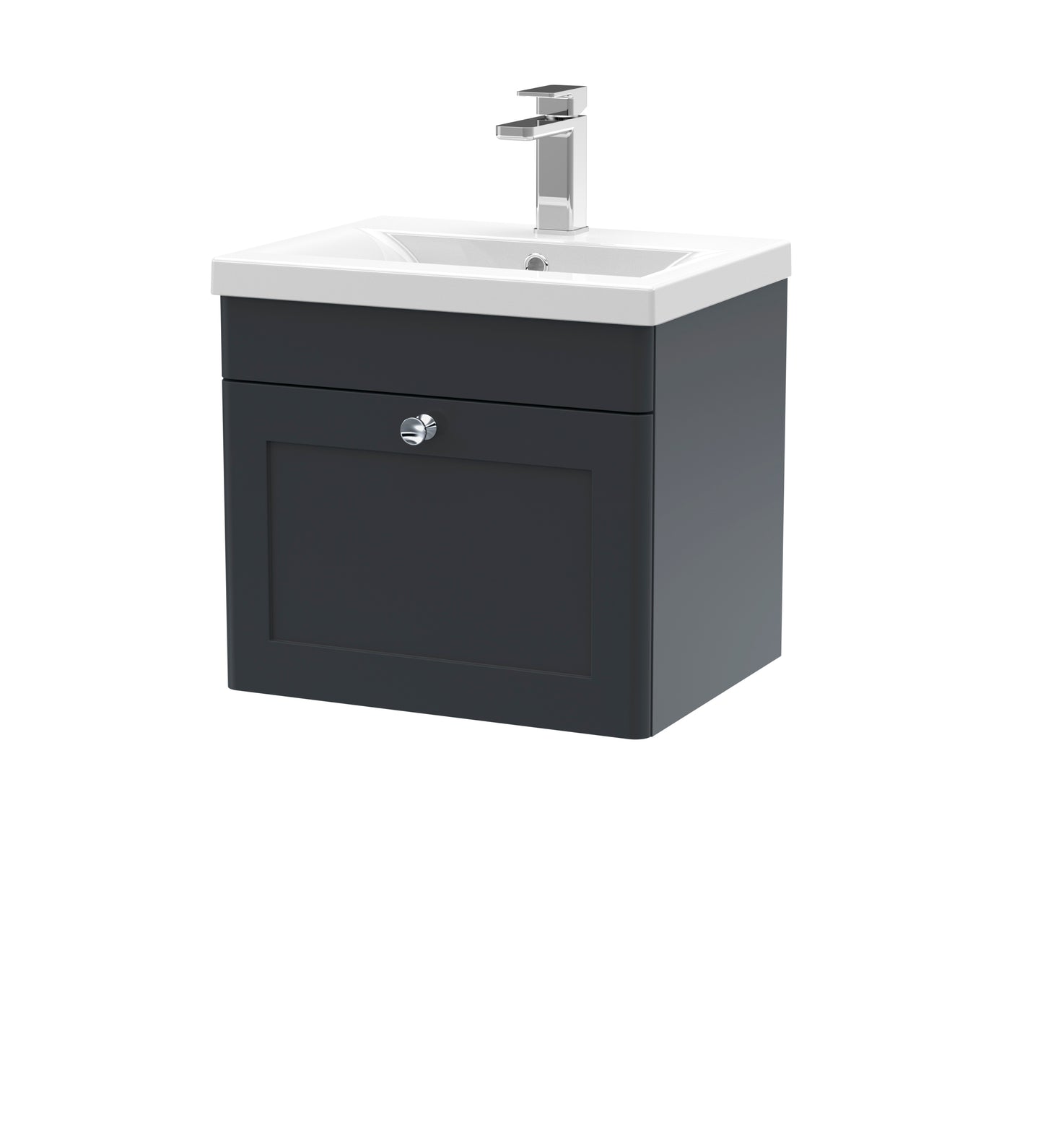Classique 500mm Wall Hung Single Drawer Vanity Unit by Nuie