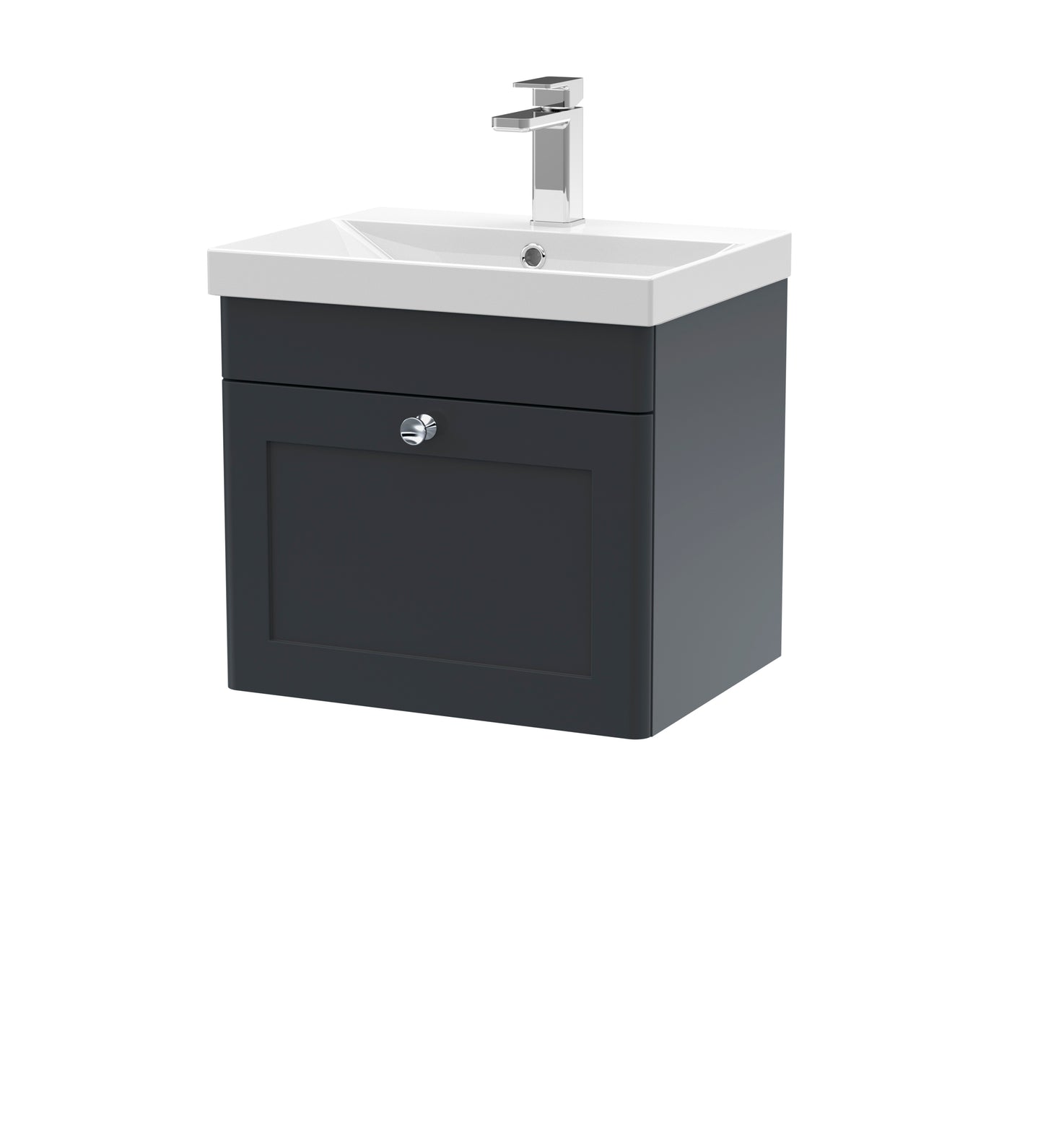 Classique 500mm Wall Hung 1 Drawer Vanity Unit by Nuie