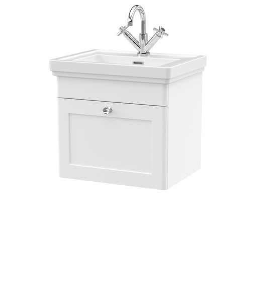 Classique Wall Hung 1 Drawer Vanity Unit by Nuie