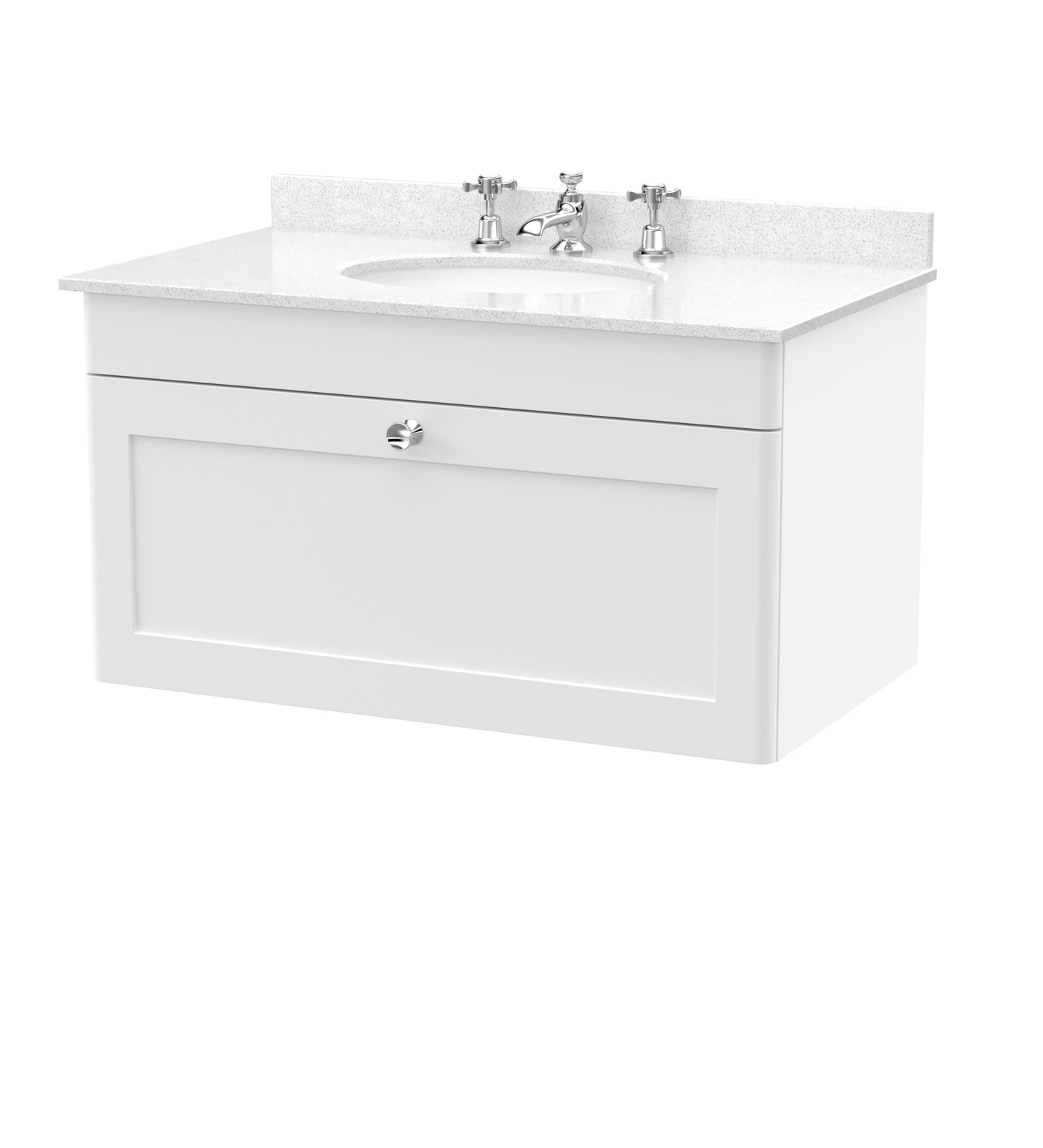 Classique 800mm Wall Hung Vanity Unit by Nuie
