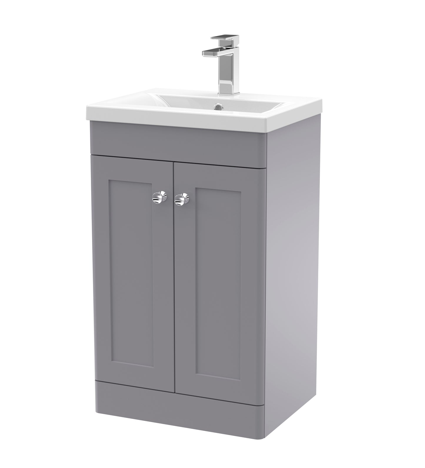 Classique 500mm Floor Standing 2 Door Bathroom Vanity Unit by Nuie