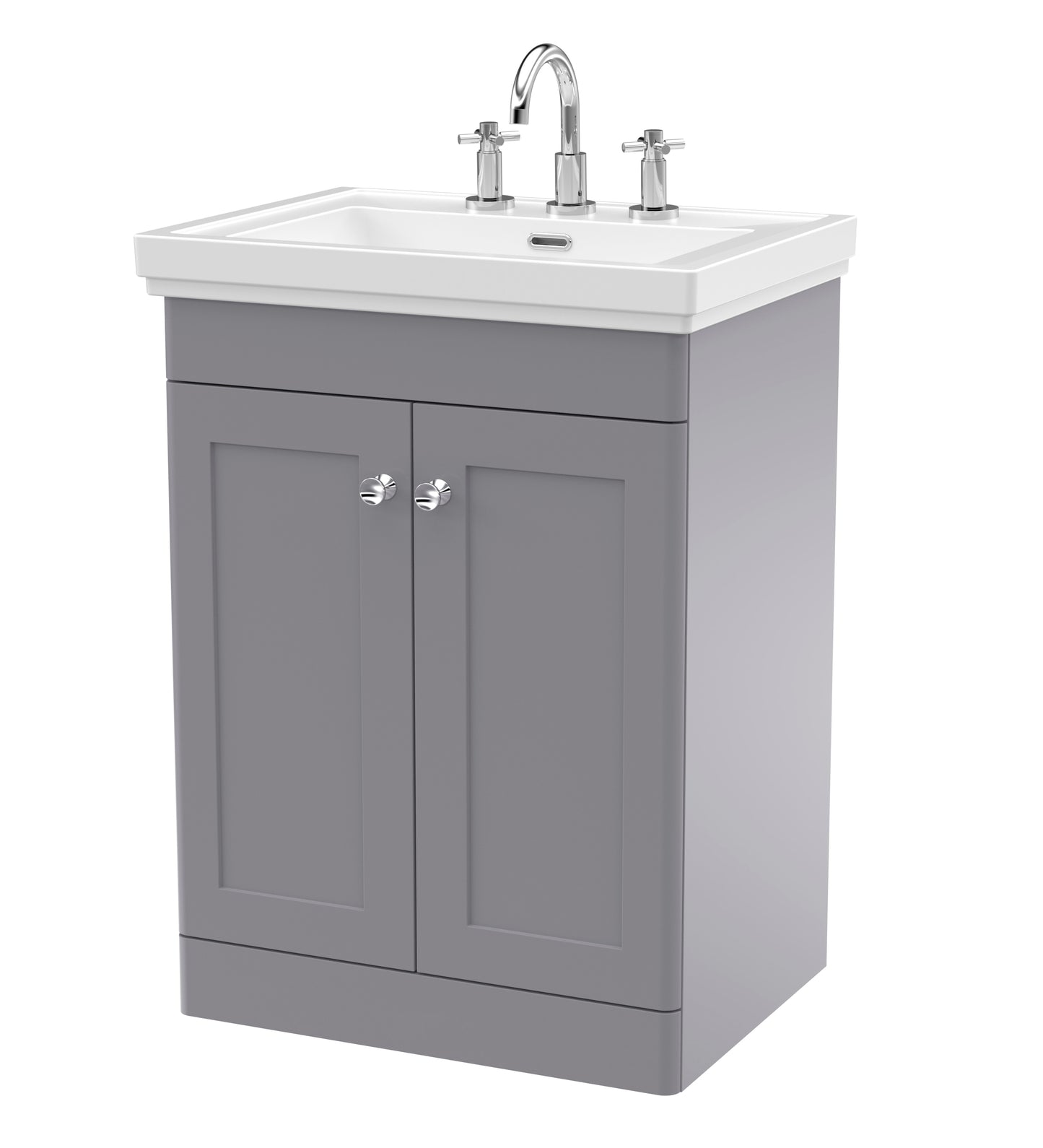 Classique 600mm Floor Standing 2 Door Vanity Unit by Nuie