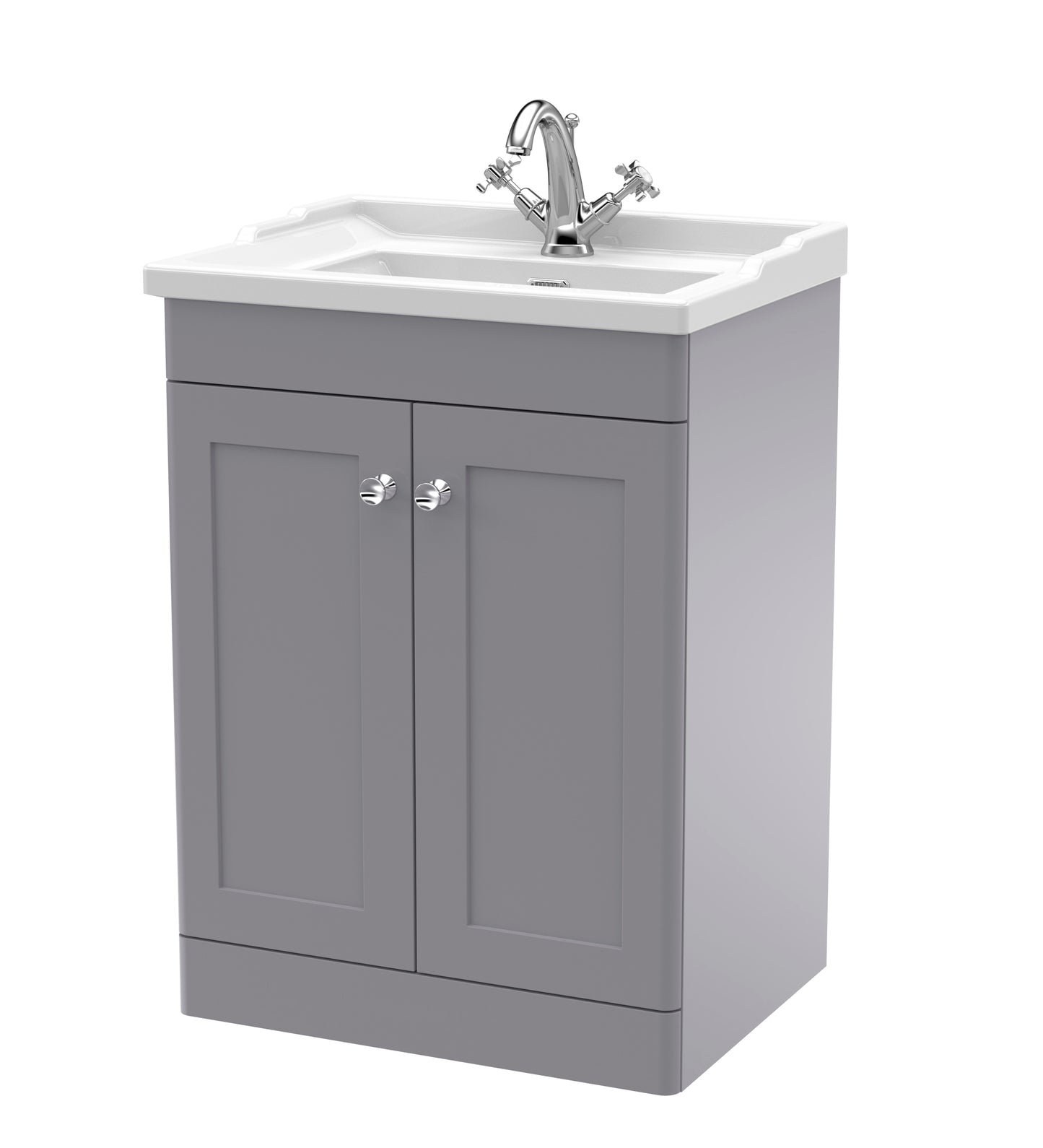 Classique 600mm Floor Standing 2 Door Vanity Unit by Nuie