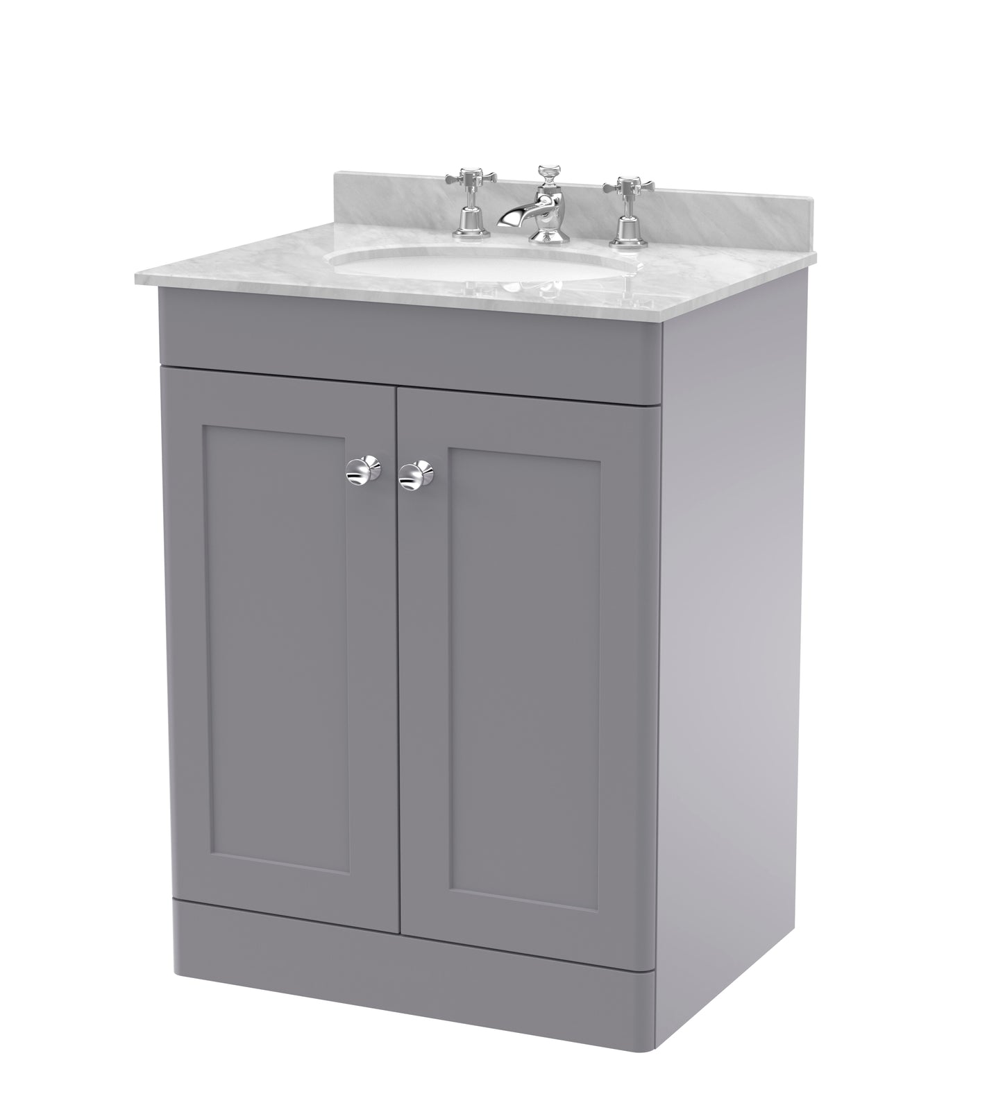 Classique Traditional Floor Standing 2 Door Bathroom Vanity Unit by Nuie