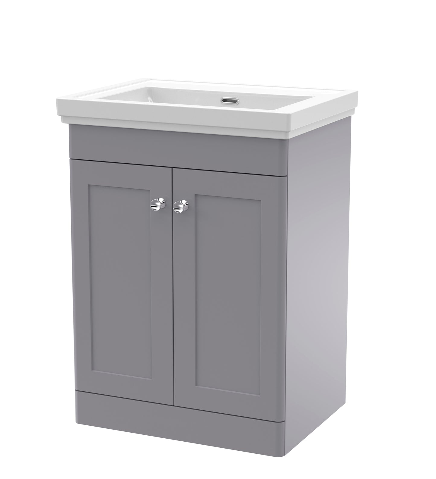 Classique 600mm Traditional Floor Standing 2 Door Vanity Unit by Nuie