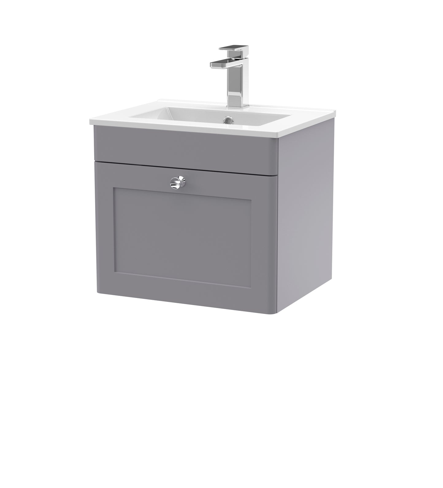 Classique 500mm 1 Drawer Wall Hung Vanity Unit by Nuie