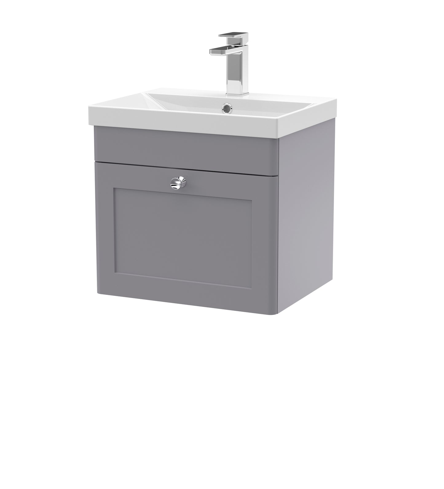 Classique 500mm Wall Hung 1 Drawer Vanity Unit by Nuie