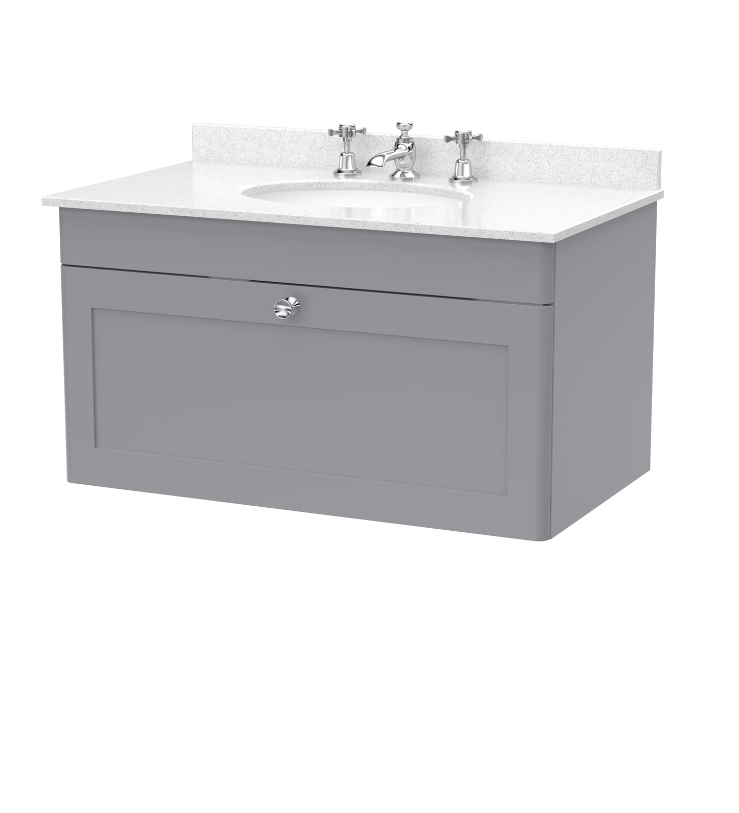 Classique 800mm Wall Hung Vanity Unit by Nuie