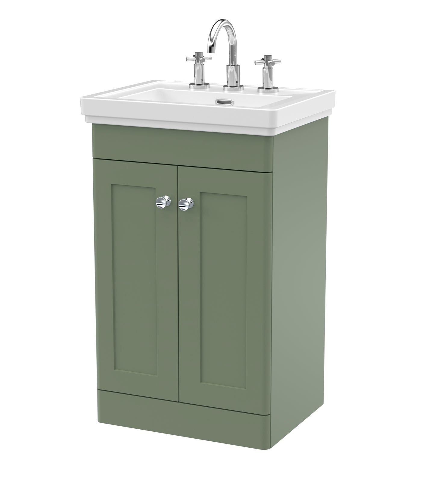 Classique 500mm Floor Standing 2 Door Vanity Unit by Nuie