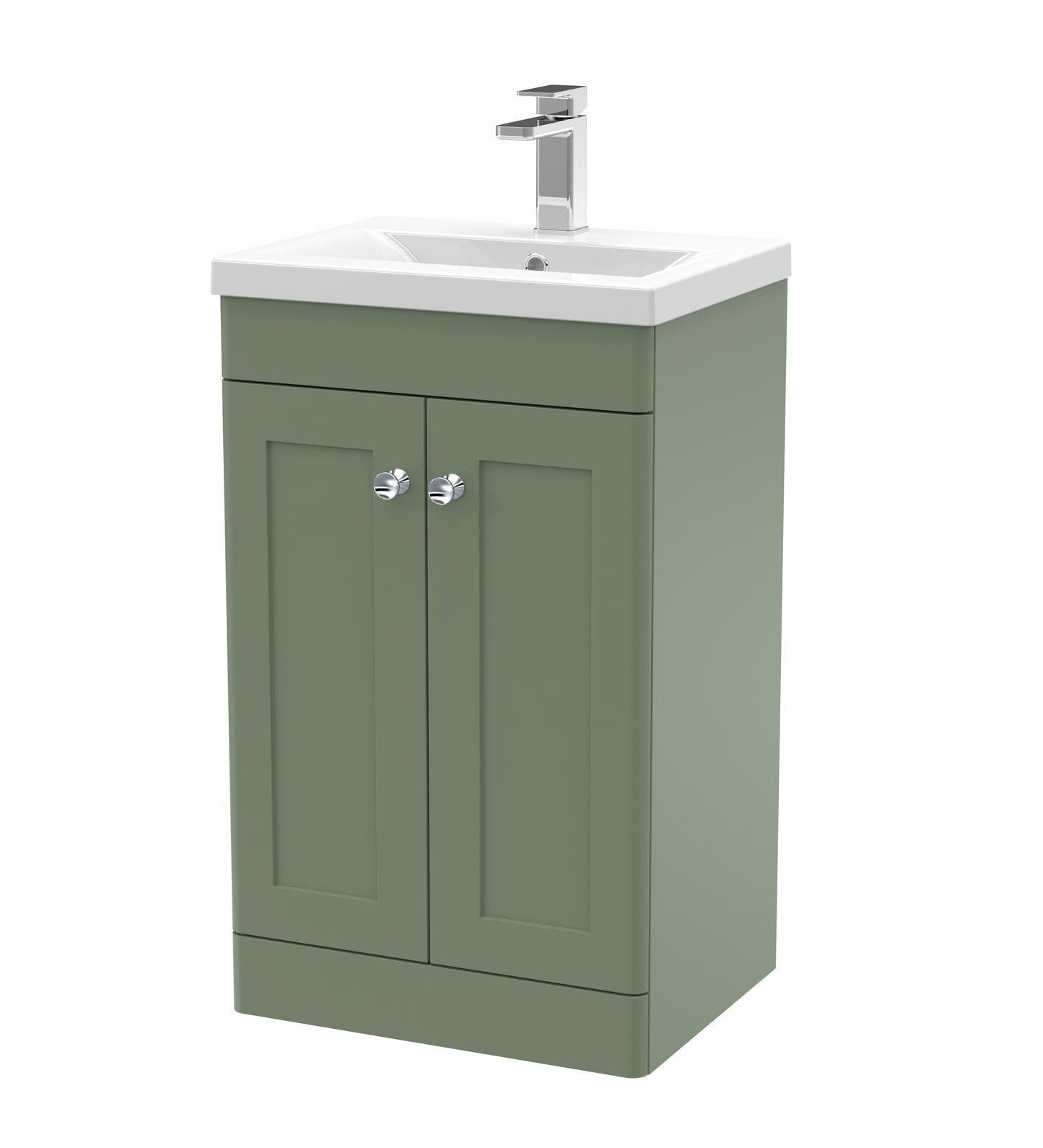 Classique 500mm Floor Standing 2 Door Bathroom Vanity Unit by Nuie