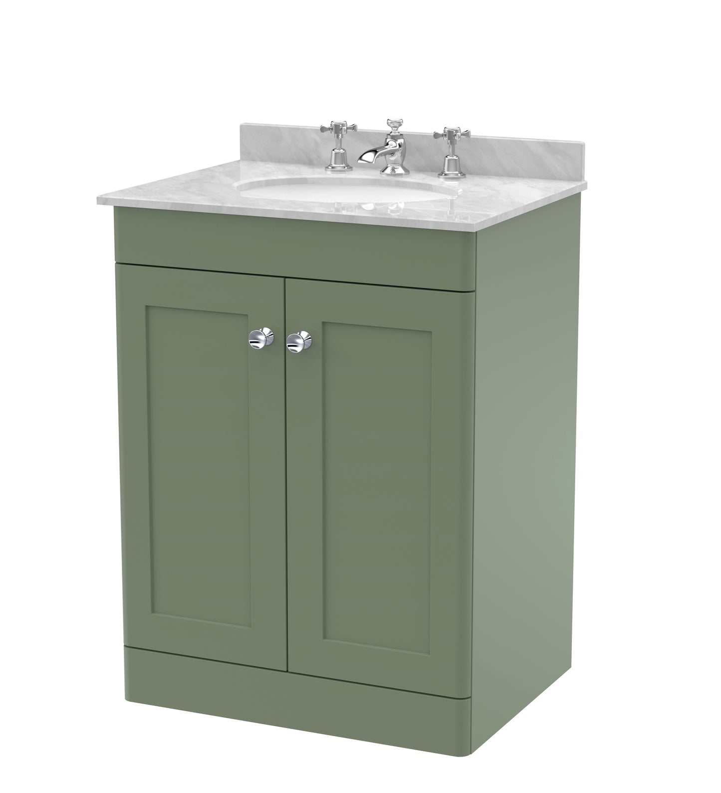 Classique Traditional Floor Standing 2 Door Bathroom Vanity Unit by Nuie