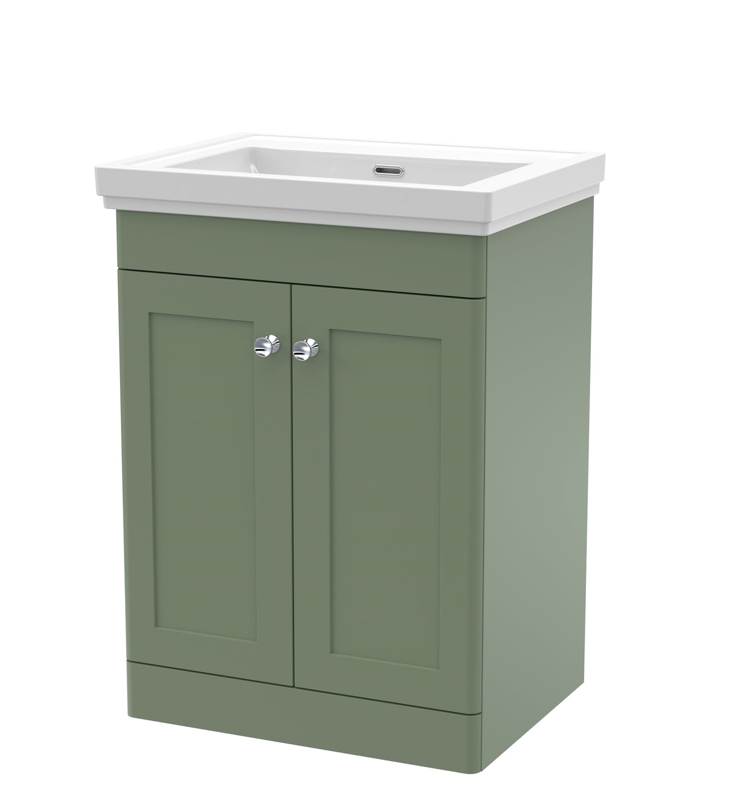 Classique 600mm Traditional Floor Standing 2 Door Vanity Unit by Nuie