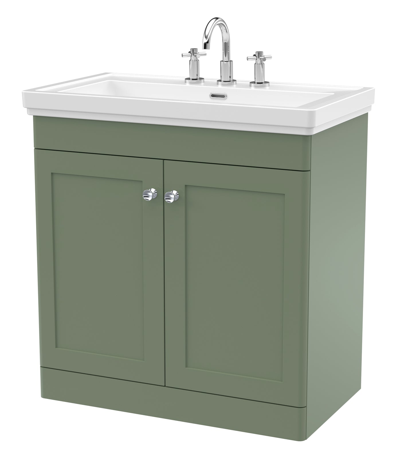 Classique 800mm Floor Standing 2 Door Vanity Unit by Nuie