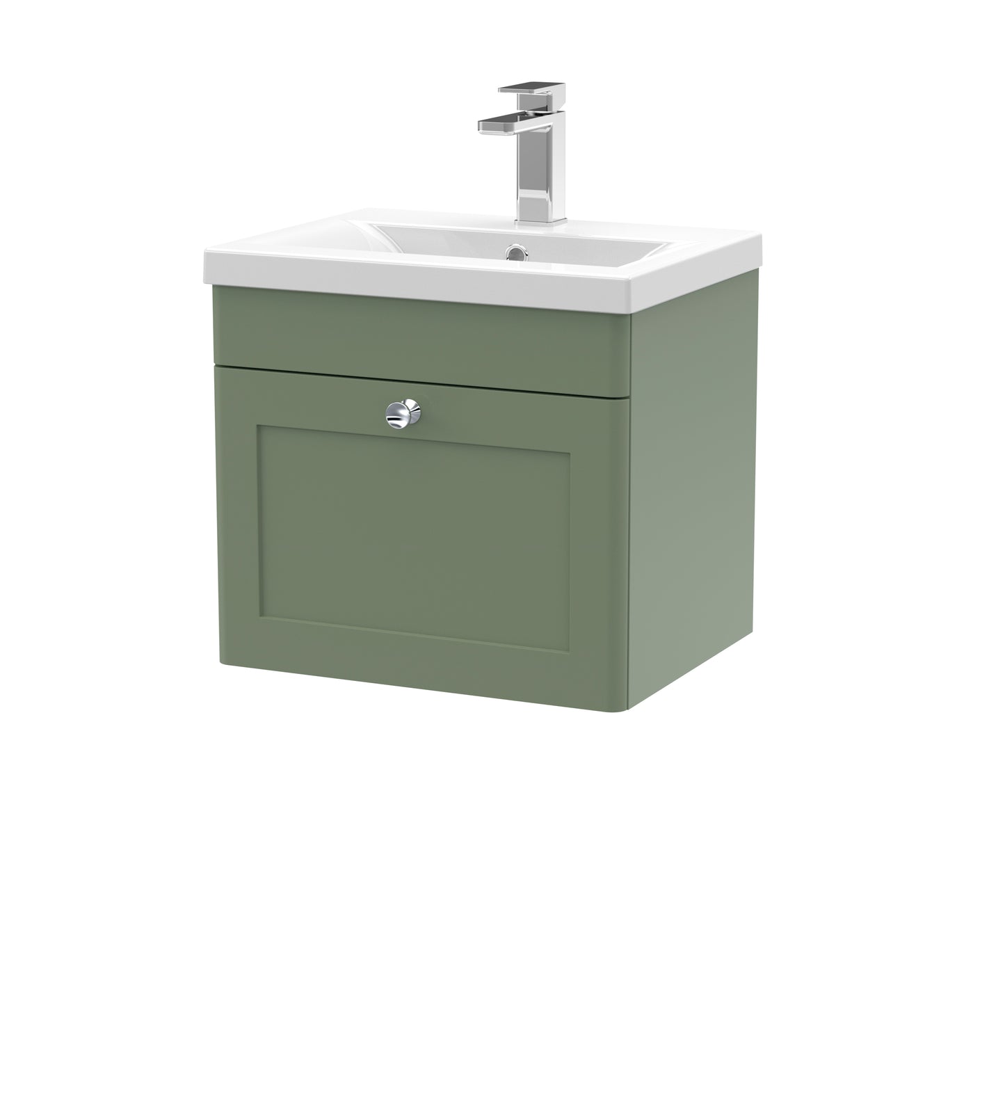 Classique 500mm Wall Hung Single Drawer Vanity Unit by Nuie