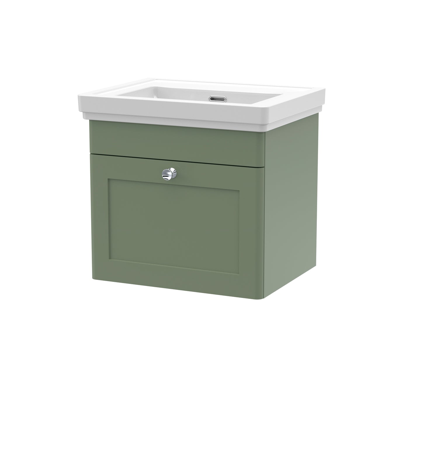 Classique 500mm Wall Hung 1 Drawer Vanity Unit by Nuie